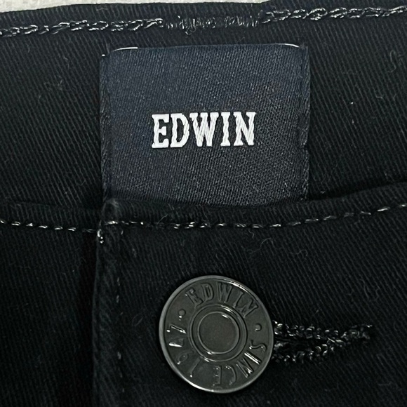 Edwin Marli Trouser in Charcoal Black - Size 26 - Picture 3 of 5